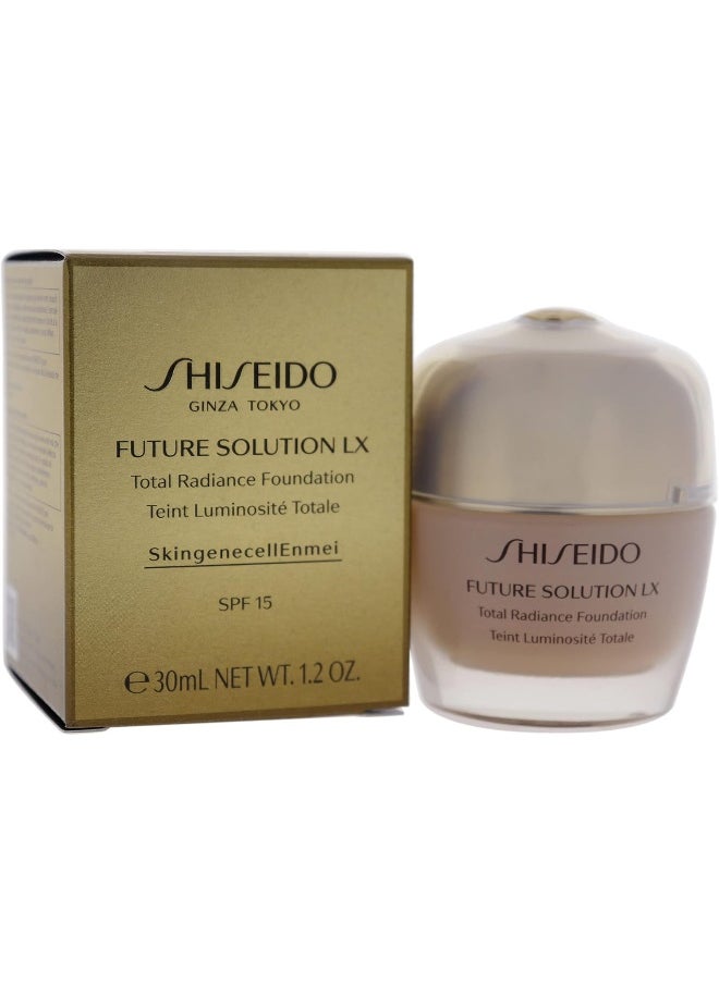 Shiseido - Future Solution Lx Total Radiance Foundation Spf 15 - 4 Rose, 30 Ml - Image 1