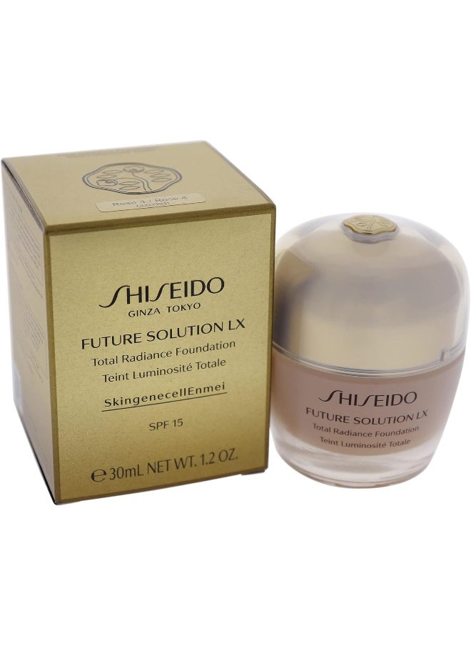 Shiseido - Future Solution Lx Total Radiance Foundation Spf 15 - 4 Rose, 30 Ml - Image 1