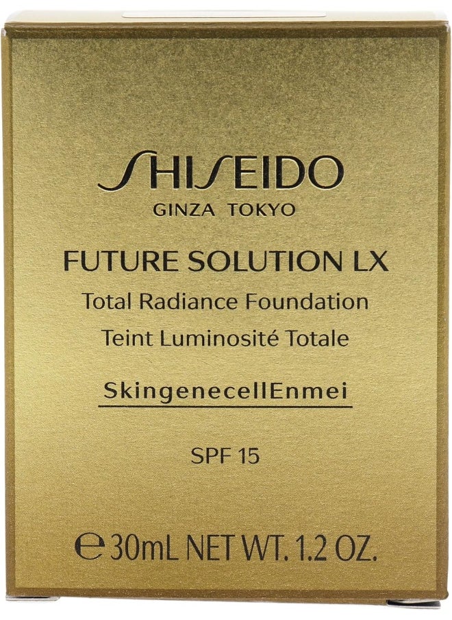 Shiseido - Future Solution Lx Total Radiance Foundation Spf 15 - 4 Rose, 30 Ml - Image 1