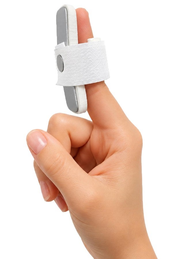 FOVERA Mallet Finger Splint Adjustable Aluminium & Foam Support – Flexible Finger Brace for DIP Joint Immobilization, Drooping Finger, Tendon Injury & Sports Injury Support (Universal) - Image 1