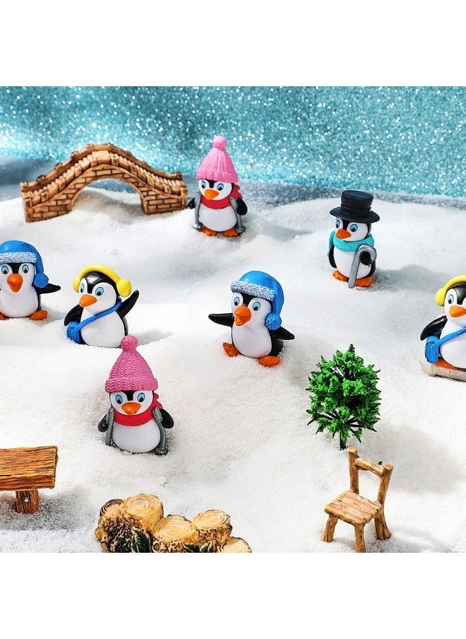 Zhanmai - Cute Penguin Characters Toys Penguin Figures Collection Playset Mini Cartoon Penguin Cake Topper Winter Penguin Figurines Cake Decoration For Boy Girl Gift Birthday Landscape Party Supplies(12 Pieces) - Image 1