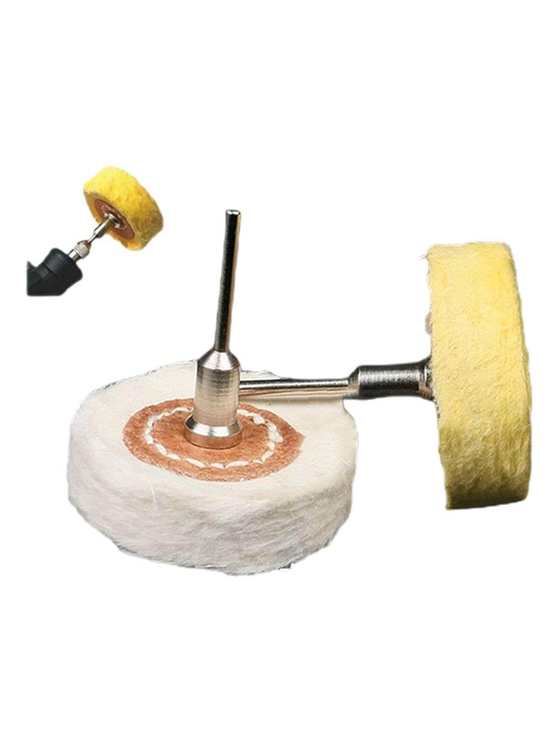 DIY Crafts DIY Crafts CTDIYHI53664 Rotary Tool Accessories Abrasive Tools T Style Polish Buffing Wheel Grinding Head Cloth DIY Wheel Grinder  - Image 1