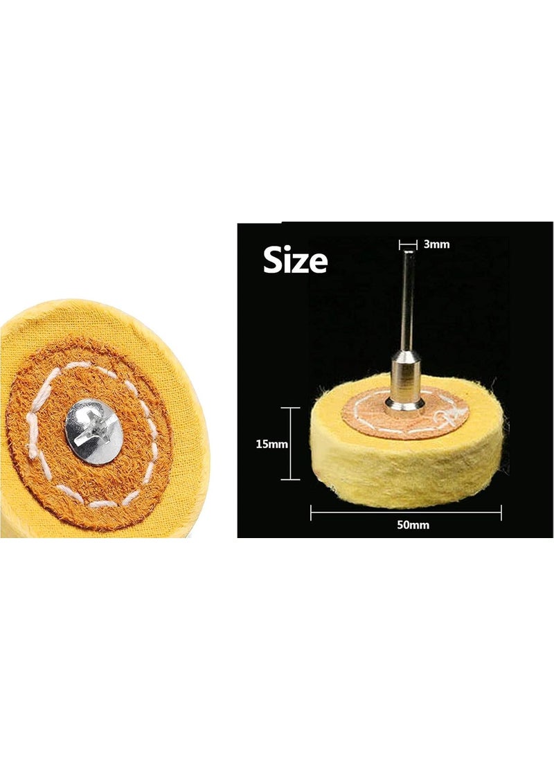DIY Crafts DIY Crafts CTDIYHI53664 Rotary Tool Accessories Abrasive Tools T Style Polish Buffing Wheel Grinding Head Cloth DIY Wheel Grinder  - Image 4