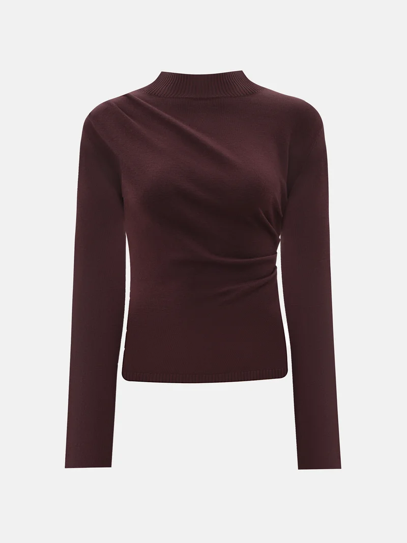 Lichi Knitted jumper with draperies