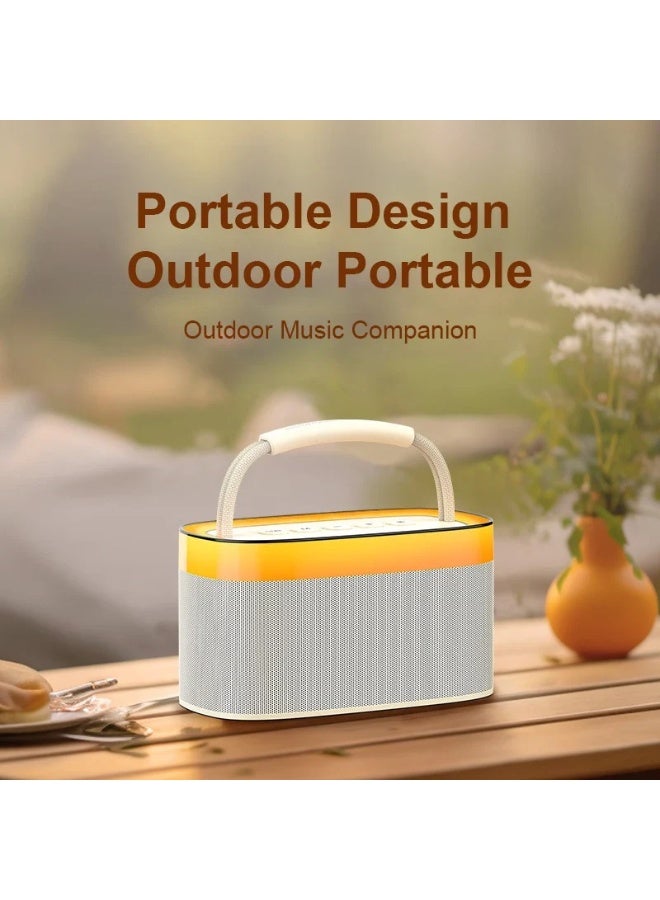 ريتشي سماعة بلوتوث محمولة RSK-W40 | صوت ستيريو 16 واط | إضاءة مائية RGB متزامنة مع الموسيقى | بطارية 4000 مللي أمبير | TF / AUX / Type-C - Image 3