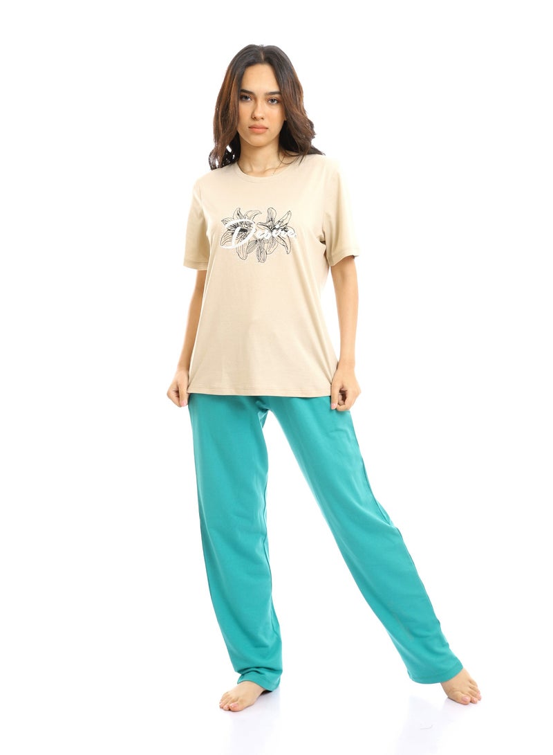 REDCOTTON Women'S Capri Pajama Set - Image 2