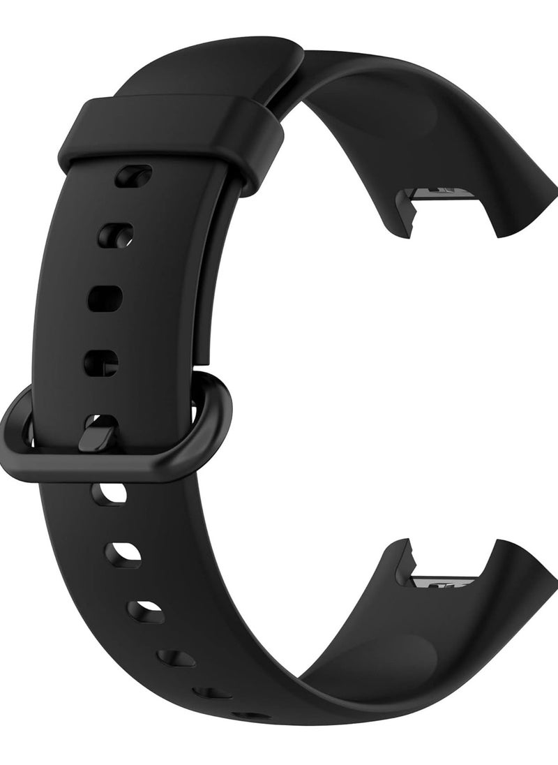 ten.tech TenTech Soft Silicone Sports Band for Xiaomi Watch 2 Lite / Redmi 2 Lite / Poco / Redmi 2 / Horloge 2 Smart Watch - black  - Image 4