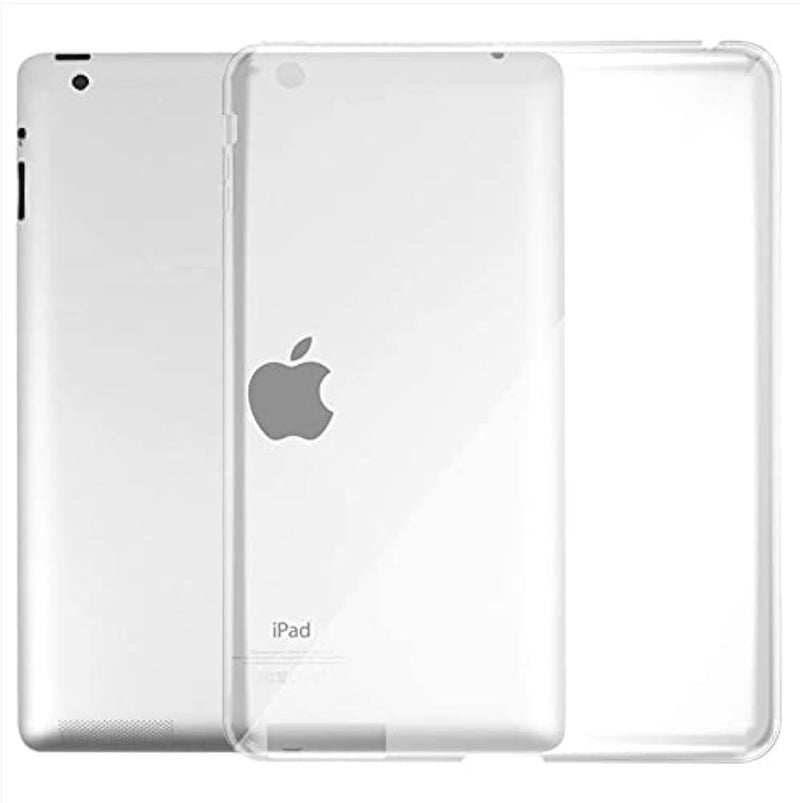 Asgens Transparent Case for iPad 2nd/3rd/4th Gen. 9.7'', Slim Silicone Soft TPU Tablet Computer Case for Apple iPad 2 3 4, 9.7'' 2011/2012 (Old Model) - Image 1