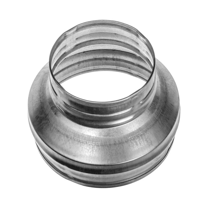 Repa Market 4 to 3 Inch Male Fit Round Duct Reducer Galvanized Steel Pipe CouplerIncreaser Coupling for Round Duct Ventilation Systems HVAC HeatingCooling