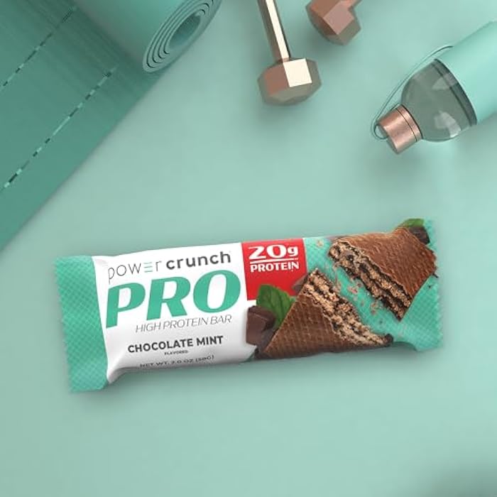 Power Crunch PRO Protein Wafer Bars, High Protein Snacks with Delicious Taste, Chocolate Mint, 2.0 Ounce (4 Count) - Image 5