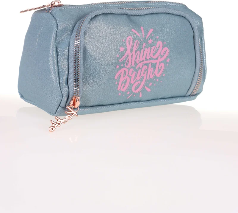 كاوكو Ecrou Sparkle Plump Pencil Bag Gray