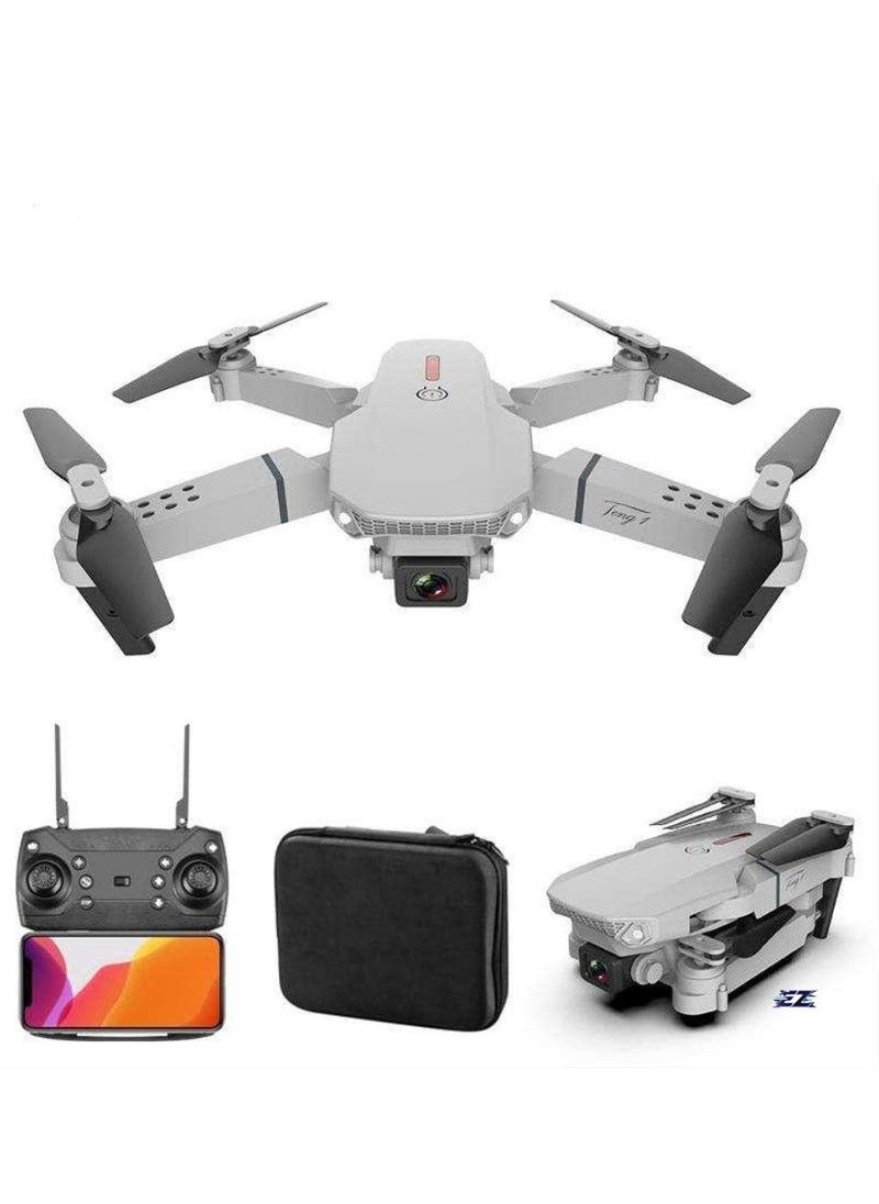 E88 Drone with Camera – 4K HD Dual Camera, Lightweight (Less Than 100g), Foldable Design, 45 Minutes Flight Time, 1 Batteries, Toy Drone for Kids & Beginners, Optical Flow, Altitude Hold, 360° Flip - pzsku/Z16539AD50B22DA75ED14Z/45/_/1739985856/d1f84106-a2ff-4a62-b626-9ffc043df4f4