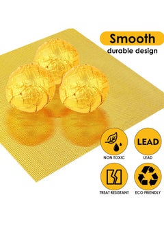 RTYY 100 Pieces 4x4 inches Golden Aluminium Foil Candy Wrappers Square Chocolate Molds Sugar Tin Foil Wrappers for DIY Candy Chocolate Packaging by Party Wedding Birthday  - Image 5