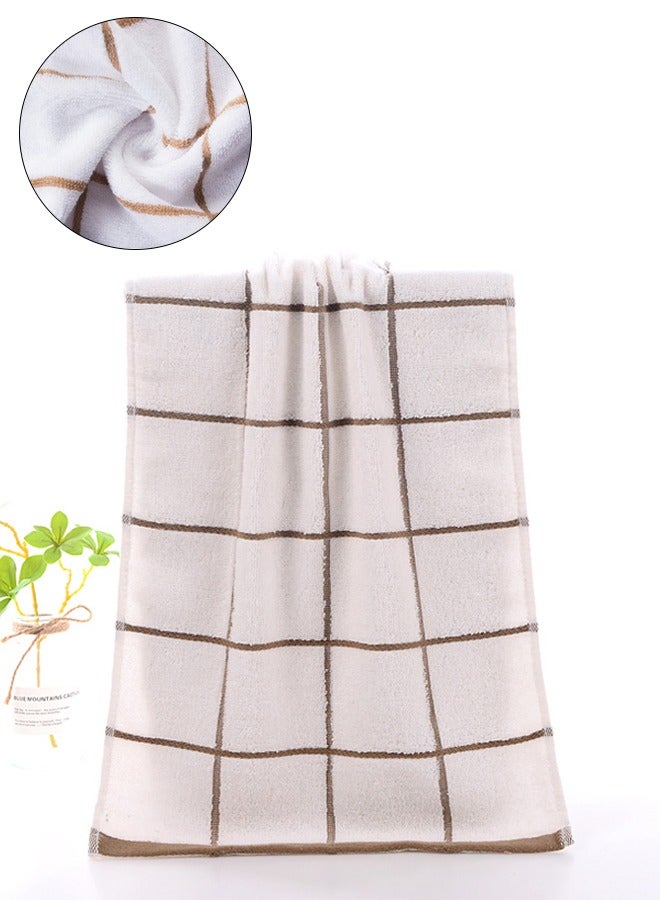 DUNISO منشفة استحمام سريعة الجفاف، 100% قطن فاخر للاستخدام المنزلي، ناعمة وسريعة الجفاف، امتصاص عالي للماء، مناسبة للمنزل والسفر والفنادق والسبا، 140 * 70 سم - Image 1