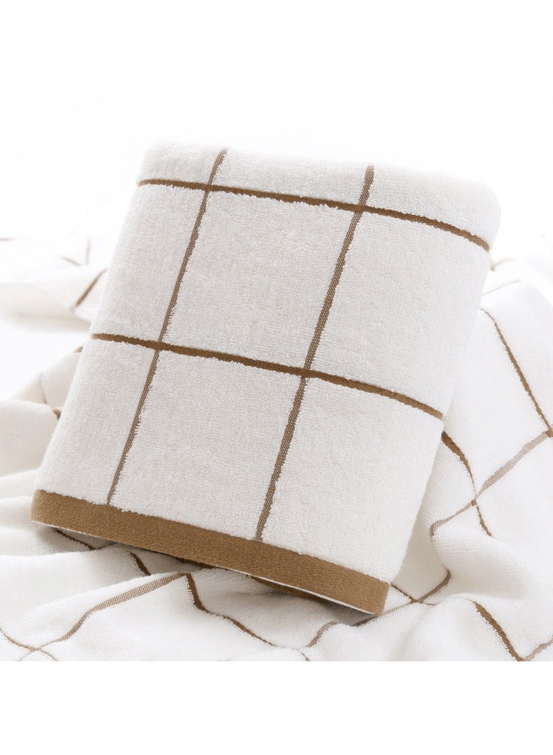 DUNISO منشفة استحمام سريعة الجفاف، 100% قطن فاخر للاستخدام المنزلي، ناعمة وسريعة الجفاف، امتصاص عالي للماء، مناسبة للمنزل والسفر والفنادق والسبا، 140 * 70 سم - Image 2