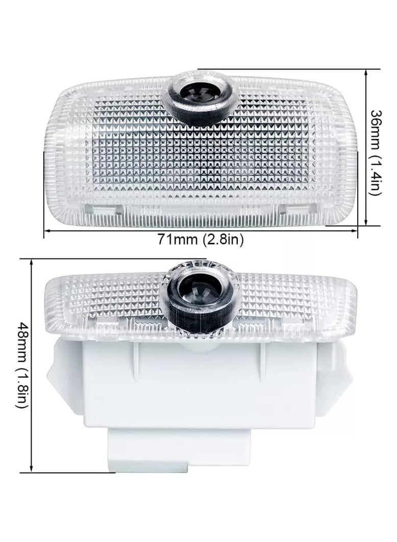 Vierex Nissan Nismo Door Logo Light For Nissan Patrol Nismo Y62 2010 2011 2012 2013 2014 2015 2016 2017 2018 2019 2020 2021 2022 2023 2024 Nismo Accessories 2PCS Car Door Projector Ghost Shadow Lamp Welcome Light - Image 2