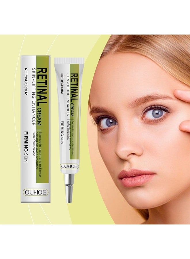 OUHOE Retinal Cream, Retinal Shot Tightening Booster,Retinol Shot Tightening Serums,Retinal Mild Facial Care Liquid,Face Skin Moisturizer,Tightening Moisturiser,Retinol Face Cream,Firming Eye Cream,Eye Wrinkle Cream - Image 1