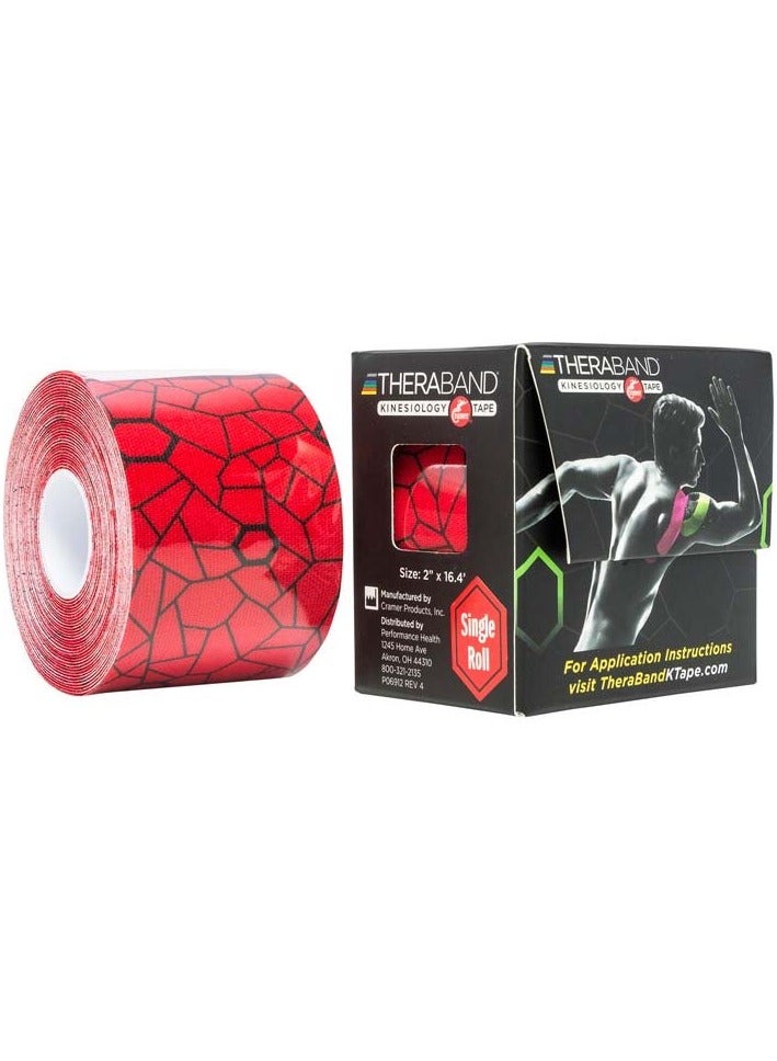 Theraband Kinesiology Tape (Theraband Kinesiology Tape) is a medical sports tape used to support lean, joint, and minor aches and pains. - Image 1