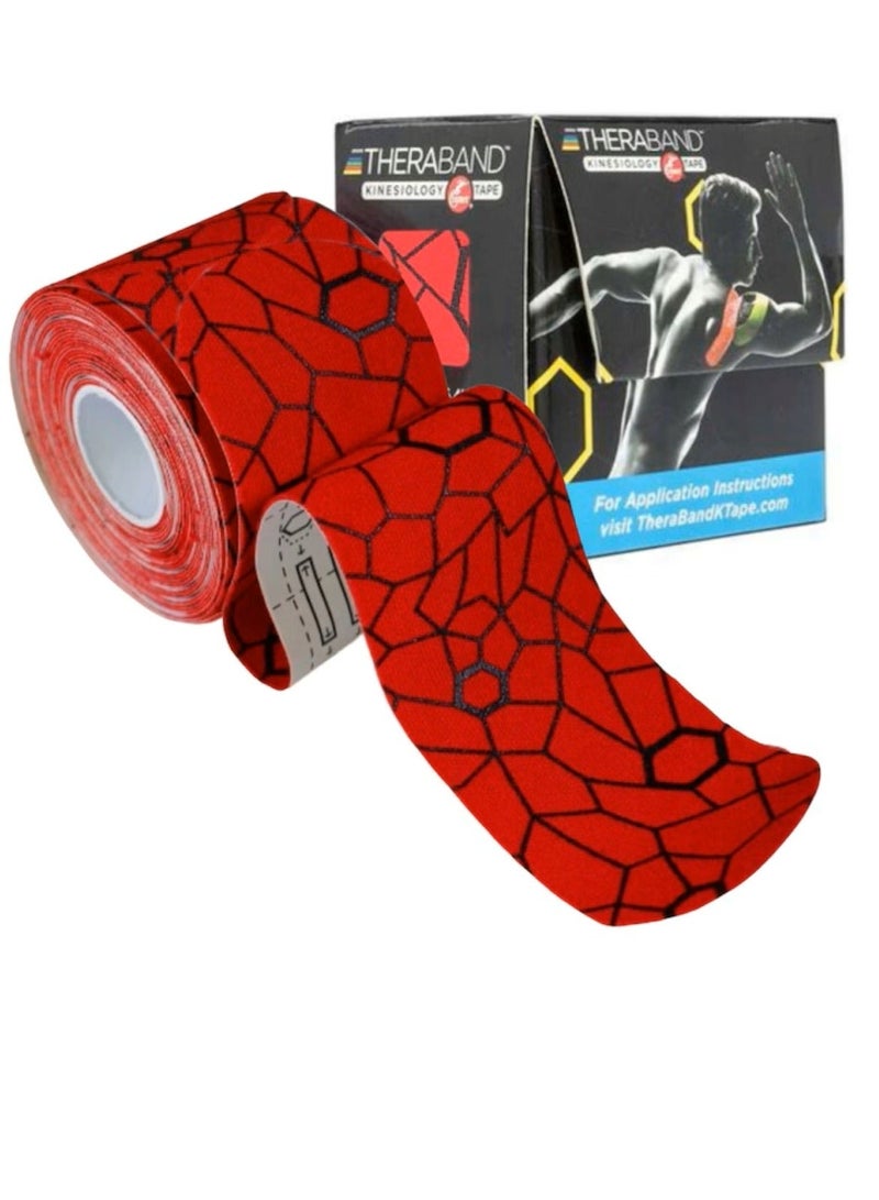 Theraband Kinesiology Tape (Theraband Kinesiology Tape) is a medical sports tape used to support lean, joint, and minor aches and pains. - Image 1