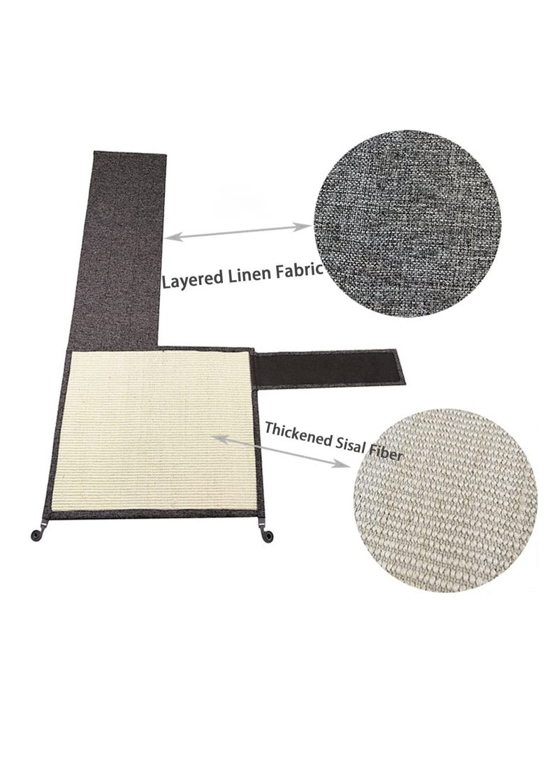 UNIVERSAL Cat Scratch Mat Sofa Protector Natural Sisal Furniture Protector Scratching Pad for Cats Scratcher Carpet of Couch Sofa Chair Suitable for Right Armrest - Image 5