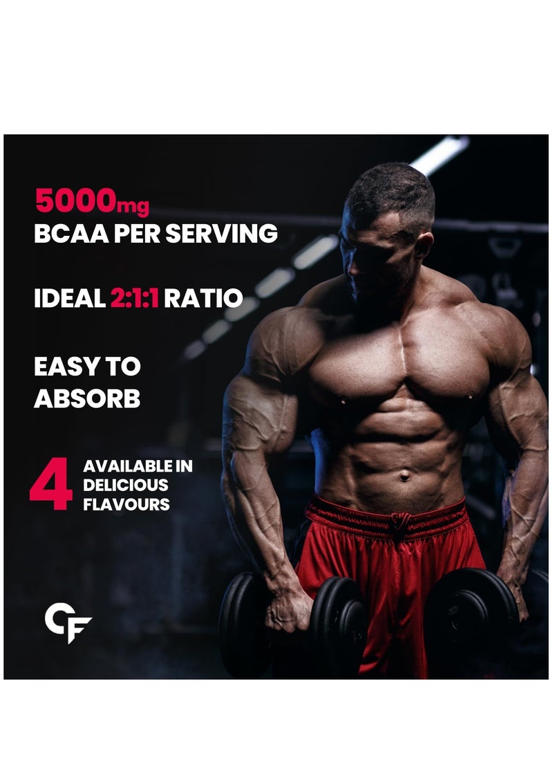 كارباميد فورتي مسحوق كارباميد فورتي BCAA 5000 مجم | مكمل BCAA لنمو العضلات للنساء والرجال | مكمل BCAA قبل التمرين ومكمل BCAA للتمرين الداخلي لاستعادة العضلات | مكملات BCAA للرجال والنساء 7 جم مع نسبة مثالية 2:1:1 | BCAA نكهة البطيخ - 210 جم  - Image 5