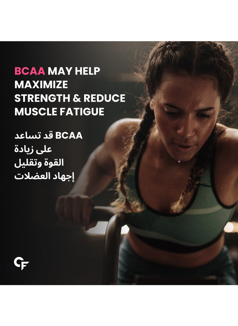 Bcaa Powder 5000Mg Bcaa Supplement 7G Serving With Ideal 2:1:1 Ratio Bcaa Watermelon Flavour 210G