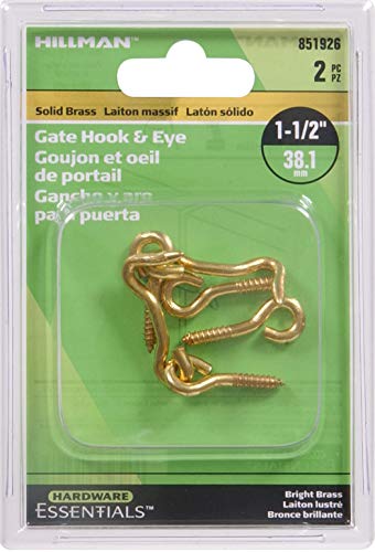 Hardware Essentials 851926 Hook and Eye Latch Zinc 1-1/2" - Image 2