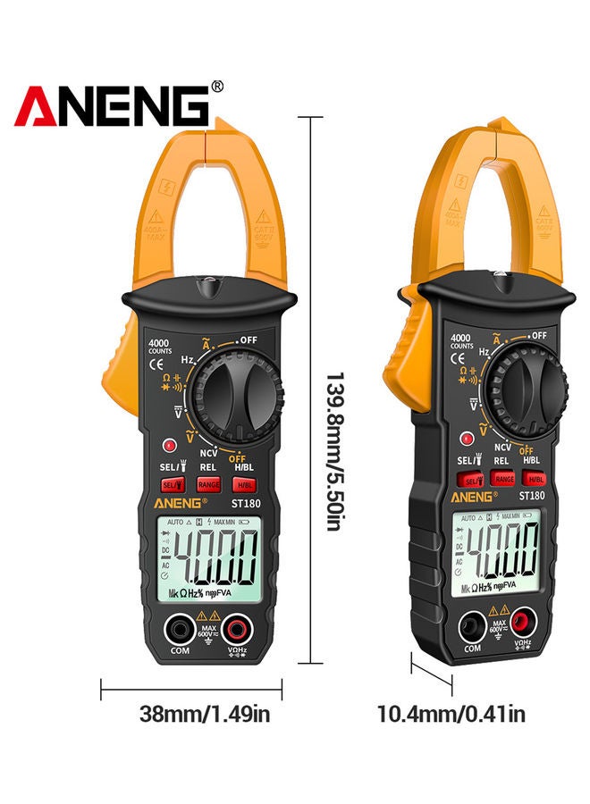 4000 Count Digital Clamp Meter Multicolour - Image 4