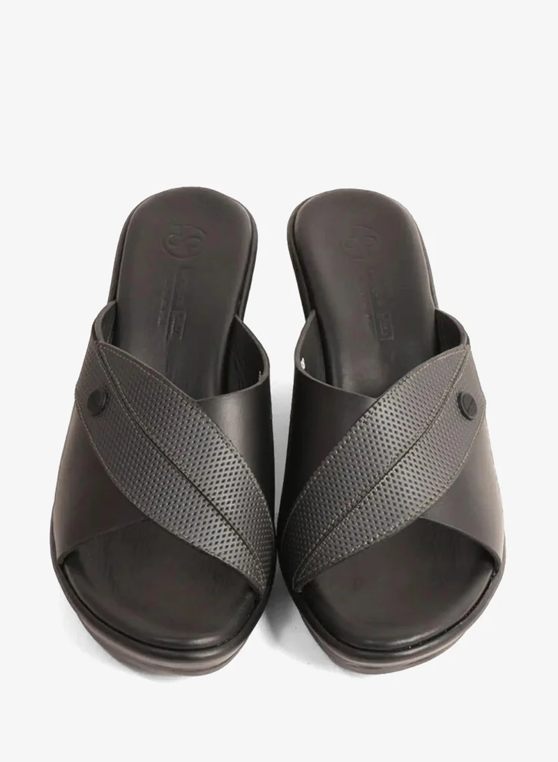 Comfort Plus  COMFORT PLUS SUPORTIVE LEATHER MULES WITH LOW HEEL BLACK for Women | Best Price UAE