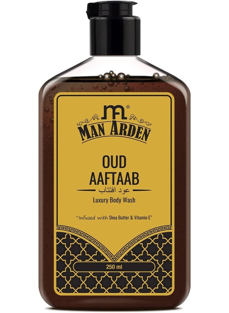 Man Arden Oud Aaftaab Luxury Body Wash Infused With Shea Butter & Vitamin E, 250ml