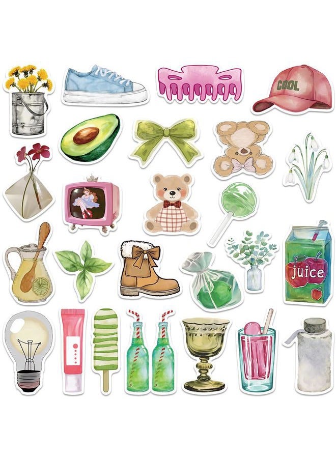 CPORER 300Pcs Stickers for Girls Y2k Sticker Cute Clean Girl Decal Aesthetic Sticker Packs Vinyl for Laptop, Water Bottle, Skateboard, Scrapbooking, Party Favors for Girl Kids Teens Adult - Image 5