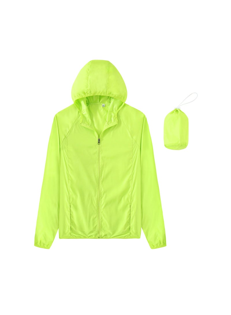 Loquat Men Quick Dry Breathable Elastic Coat Green 
