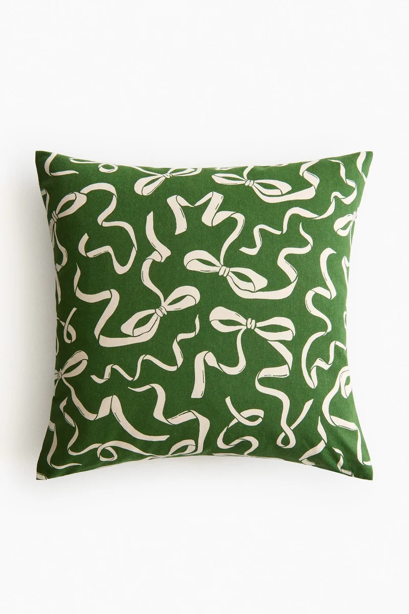 H&M Printed cotton cushion cover