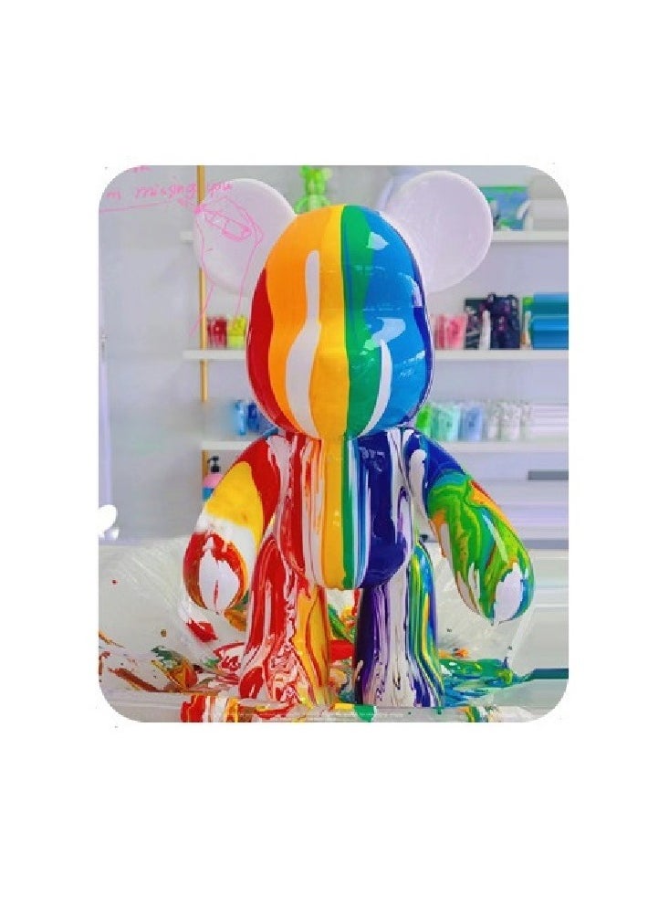 Cutie Cute DIY Painting Fluid Bear Teddy Bear Painting Kit 5 Color Set 33cm  - Image 1