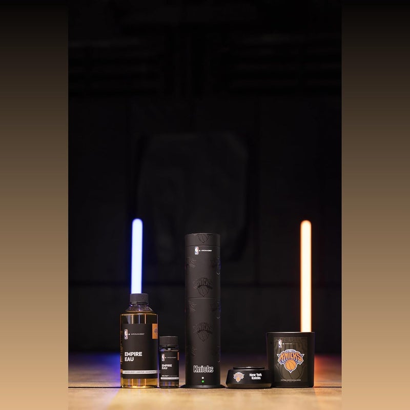 AROMA360 x NBA - New York Knicks Luxury Portable Essential Oil Car Diffuser - Aromatherapy Oils Scent Car Diffuser - Auto On/Off Wireless Feature - Oil Not Included - Image 2