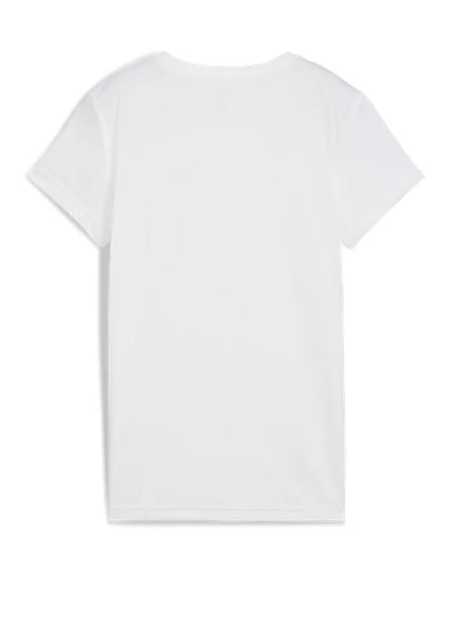 PUMA puma white Essential Logo T-Shirt for Women | Best Price UAE
