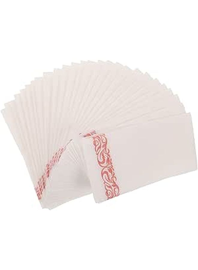 Garneck Disposable Rose Gold Luncheon Napkins 50 Sheets Folded Hand Towels for Wedding Dinner Table Decoration Graduation - Image 1
