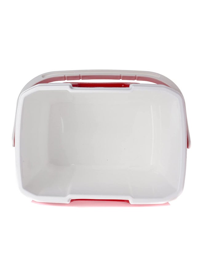 Fresh Beverage Cooler With Handle Red/White - Image 5