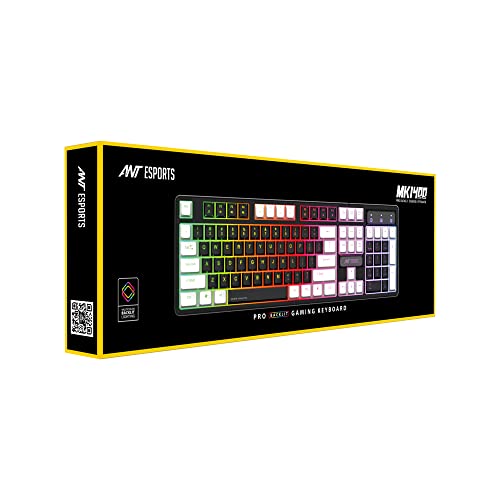 Ant Esports KM1400 Pro Backlit Membrane Gaming Keyboard - Image 3