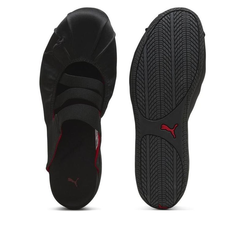 PUMA (WMNS) PUMA Speedcat Mule Satin 'Black Red' - Image 4