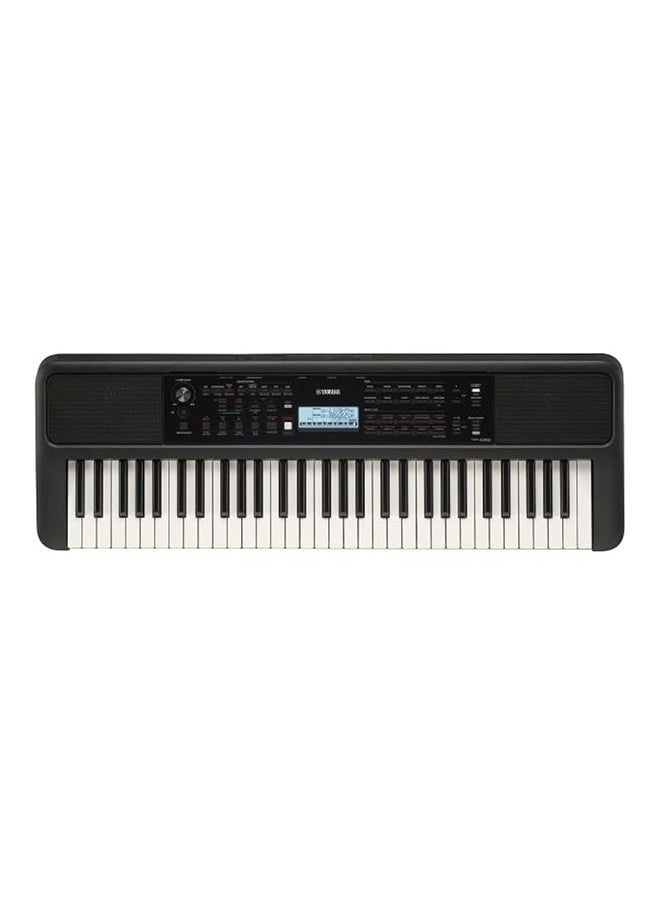 YAMAHA PSR E383 Keyboard Black  - Image 1