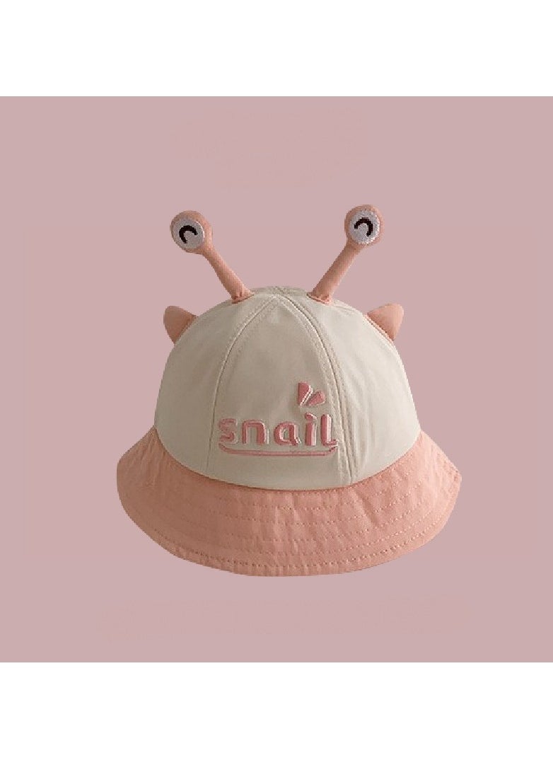 KUYING Pink series Children's Travel sun Protection and Sunshade Fisherman hat 