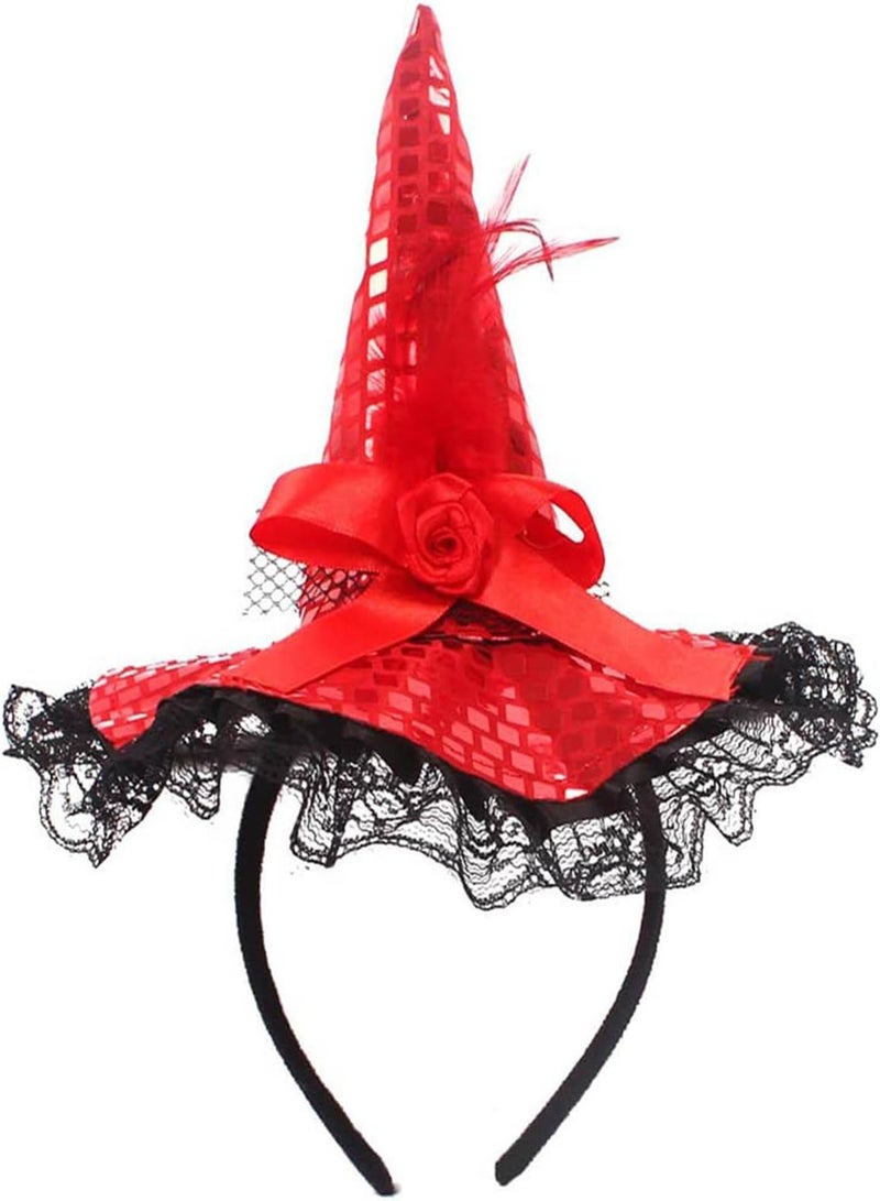 Orange Witch Costume for Girls, Halloween Party Witch Dress with Broom, for Kids Girls Fairytale Party Carnival Role Play