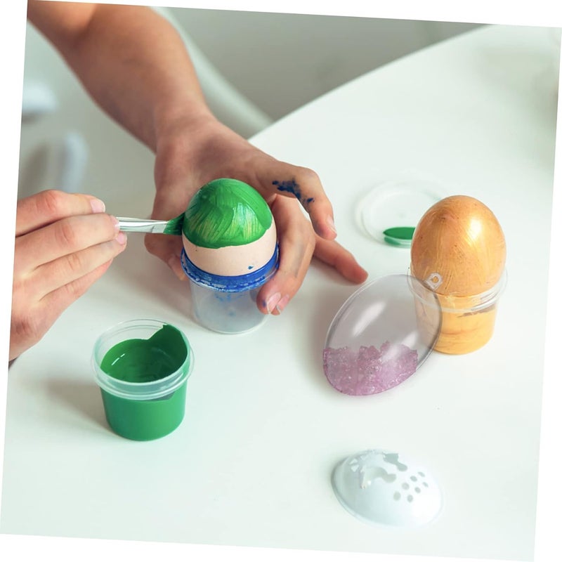 Vosarea Fillable Clear Egg Ornaments Transparent Hanging Balls for Festive Decoration for DIY Crafts Create Warm Holiday Atmosphere Your Home - Image 3