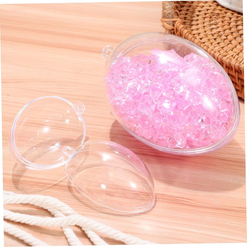 Vosarea Fillable Clear Egg Ornaments Transparent Hanging Balls for Festive Decoration for DIY Crafts Create Warm Holiday Atmosphere Your Home - Image 5