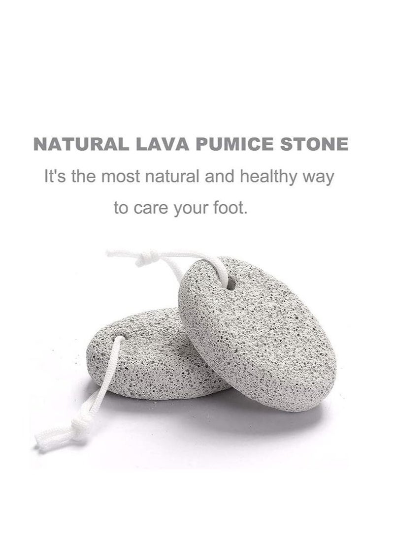 ORiTi ORiTi Natural Pumice Stone for Feet, 2-Pack Lava Pedicure Tools Hard Skin Callus Remover for Feet and Hands - Natural Foot File Exfoliation to Remove Dead Skin  - Image 5