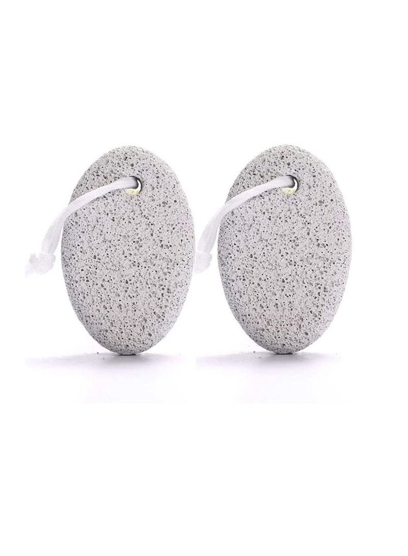 ORiTi Natural Pumice Stone for Feet, 2-Pack Lava Pedicure Tools Hard Skin Callus Remover for Feet and Hands - Natural Foot File Exfoliation to Remove Dead Skin - Image 4