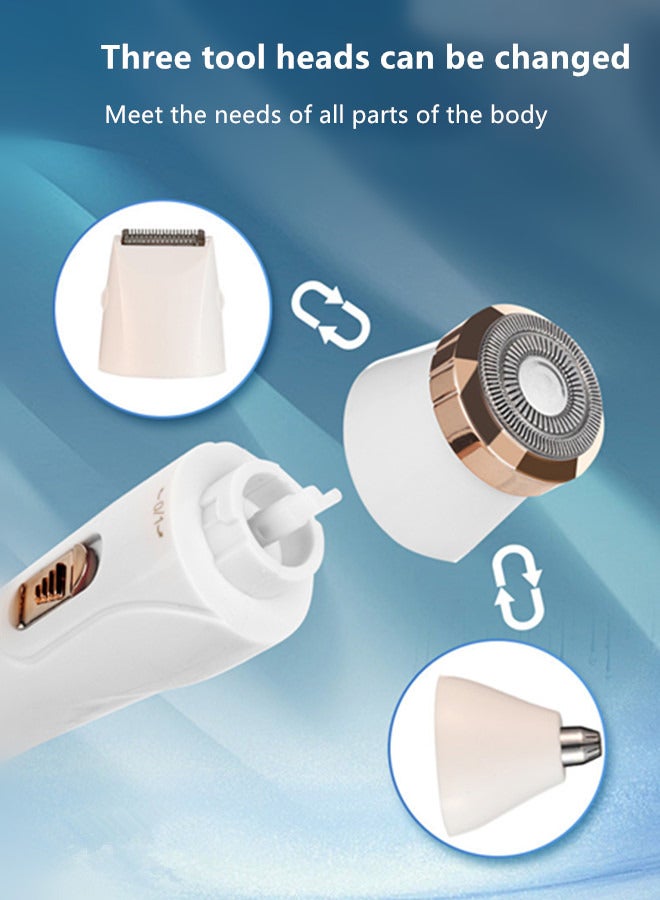 حلاقة كهربائية للرجال من النساء، 3 في 1 حلاقة غير مؤلم، إزالة شعر الوجه، حلاقة الوجه إبرو تريمر حلاقة بيكيني تريمر بوابة المرأة بوابة المرأة بوابة المرأة هذه بذرة مقالة عن المرأة بحاجة للتوسيع. - Image 2