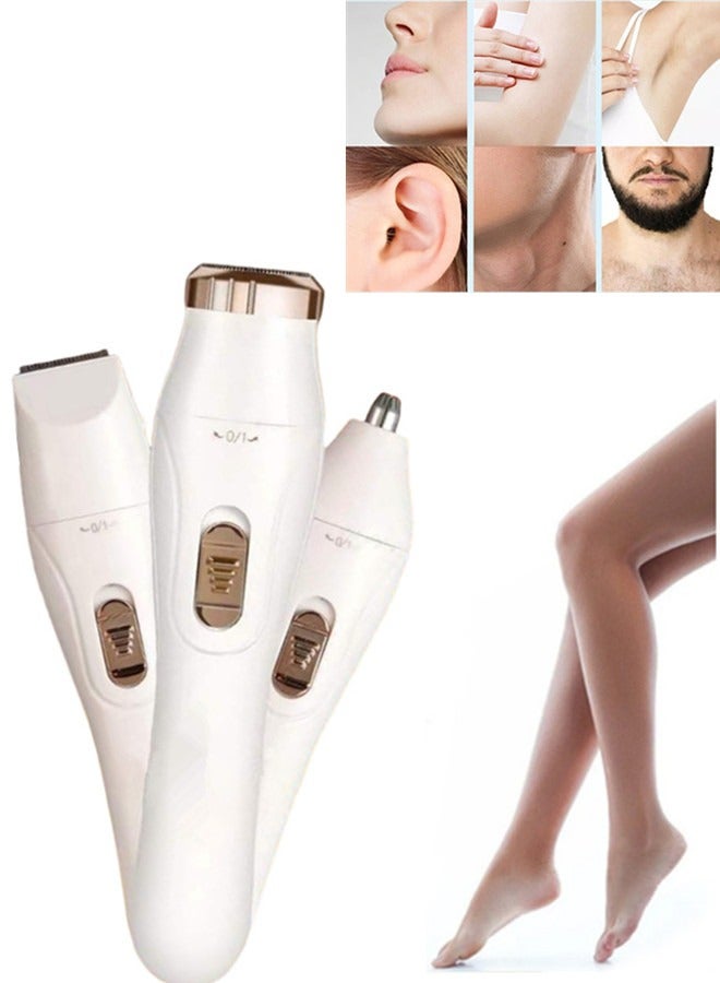 حلاقة كهربائية للرجال من النساء، 3 في 1 حلاقة غير مؤلم، إزالة شعر الوجه، حلاقة الوجه إبرو تريمر حلاقة بيكيني تريمر بوابة المرأة بوابة المرأة بوابة المرأة هذه بذرة مقالة عن المرأة بحاجة للتوسيع. - Image 1