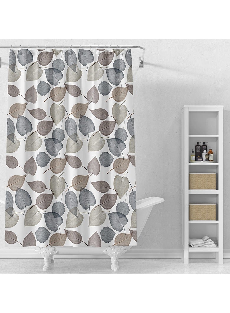 ستائر دش مضادة للماء ومضادة للعفن من مادة PEVA مقاس 180 × 180 سم - Image 1